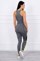 Damen Sportset grau + grün Armee