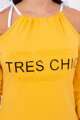 Damen Sportkleid TRES CHIC senf