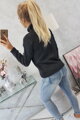 Damen Rollkragenpullover 2020-16 dunkelgrau
