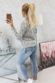 Damen Pullover mit Stehkragen 2020-18 Diamant grau