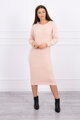 Gestricktes Damen Kleid 2019-38 hellrosa