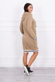 Damen Sweatshirt Kleid BROOKLYN 62095 hellbraun