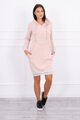 Damen Sweatshirt Kleid BROOKLYN 62095 rosa