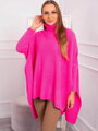 Damen Rollkragenpullover 2019-30 neonrosa