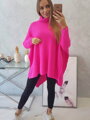 Damen Rollkragenpullover 2019-30 neonrosa