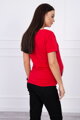 Frauen Mutterschaft T-Shirt 2992 rot