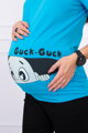 Frauen Mutterschaft T-Shirt 2992 türkisblau