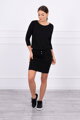 Damen Sport Kleid aus Baumwolle 9013 schwarz