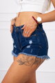 Damen-Jeans Shorts SZ-1 in dunkelblaue Farbe