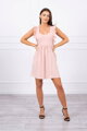 Damen Sommerkleid mit Rüschen 9082 rosa