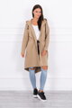 Damen Sweatshirt mit Zugschnur 8998 hellbraun