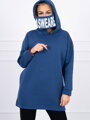 Damen Hoodie 9304 Jeansblau