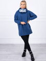 Damen Hoodie 9304 Jeansblau