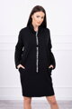 Kleid KS mit Mütze schwarz 0153