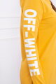 Damen Sport-Sweatshirt Kleid 62072 OFF WHITE senf