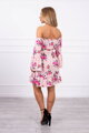 Damen Sommerkleid mit Blumen KS Puderrosa
