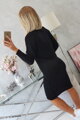 Gestricktes Damen Kleid 2019-38 schwarz