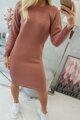 Gestricktes Damen Kleid 2019-38 dunkelrosa