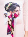 Damen-Puderkleid mit Aufdruck 66826