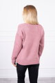 Damen Pullover mit V-Ausschnitt 2020-15 dunkelrosa