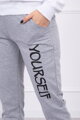 Damen Trainingsanzug YOURSELF 65456 schwarz+grau+weiß
