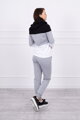 Damen Trainingsanzug YOURSELF 65456 schwarz+grau+weiß