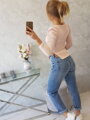Top mit Schlitzen rosa  68932