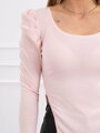 Top mit Schlitzen rosa  68932