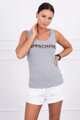 Damen Tanktop MOSCHINO 9000-2 hellgrau