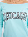 Sportshirt mit Aufdruck CHICAGO 9345 blau