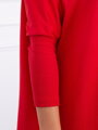 Asymmetrische Tunika für Damen 8875 rot