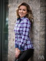 VERSABE Kariertes Damen Hemd Slim Fit VS-DK1873