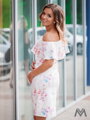 VERSABE Damen Bleistiftkleid mit Falbel VS-SA 1860 floral