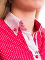 VERSABE Rotes Damen Hemd - Slim Fit VS-DK1601