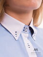 VERSABE Damenhemd - Slim Fit VS-DK1602 blau