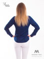 VERSABE  Dunkelblaues Damen Hemd Slim Fit VS-DK1604