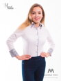 VERSABE Weißes Damen Hemd VS-DK1608 Slim Fit