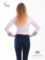 VERSABE Weißes Damen Hemd VS-DK1608 Slim Fit