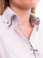 VERSABE Weißes Damen Hemd VS-DK1608 Slim Fit