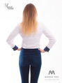 VERSABE Weißes Damen Hemd Slim Fit VS-DK1610