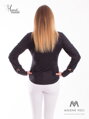 Čierna dámska košeľa Slim Fit VS-DK1715