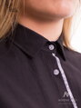Čierna dámska košeľa Slim Fit VS-DK1715