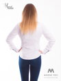 Biela dámska košeľa Slim Fit VS-DK1716