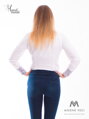 Biela dámska košeľa Slim Fit VS-DK1716