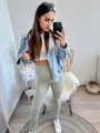 Bequeme Damen Leggings hellgrün