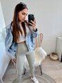Bequeme Damen Leggings hellgrün