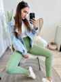 Damen-Sportleggings grün