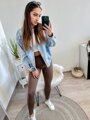 Damen Leggings braun
