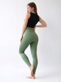 Damskie sportowe legginsy w zielonym kolorze