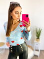Body mit Herzen und LOVE-Aufschrift blau